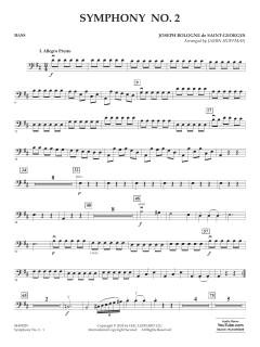 Symphony No. 2 von Joseph Bologne (Download) 