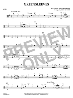 Greensleeves (Download) 