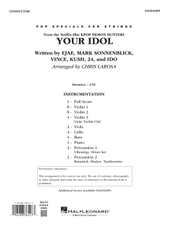 Your Idol von Mark Sonnenblick (Download) 