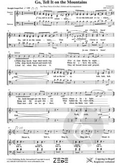 Go, Tell It on the Mountains von Jeff Guillen (Download) 
