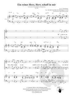 Ein reines Herz, Herr, schaff in mir von Holger Hantke (Download) 