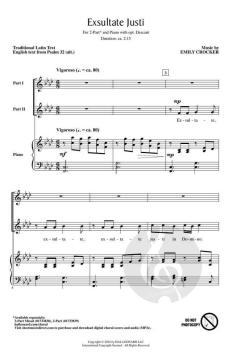 Exsultate Justi von Emily Crocker (Download) 