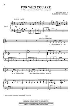 For Who You Are von Ruth Elaine Schram (Download) 