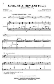 Come, Jesus, Prince of Peace von Diane Hannibal (Download) 