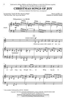 Christmas Songs of Joy von Joseph M. Martin 