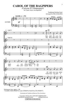 Carol Of The Bagpipers (Canzone D'l Zampognari) (Download) 