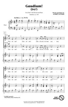 Gaudium! (Joy!) (Audrey Snyder) 