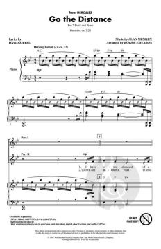 Go the Distance von Alan Menken 
