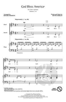 God Bless America von Irving Berlin 