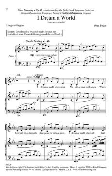 I Dream A World von Peter Boyer (Download) 