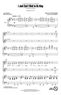 I Just Can't Wait To Be King (Elton John) 