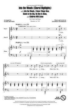 Into The Woods (Choral Highlights) (Stephen Sondheim) 
