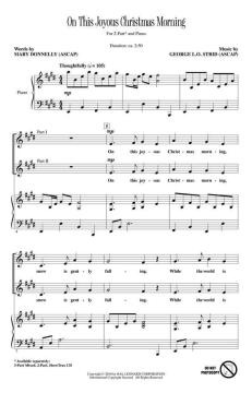 On This Joyous Christmas Morning von George L.O. Strid (Download) 