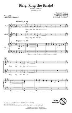 Ring, Ring the Banjo! von Stephen Collins Foster (Download) 