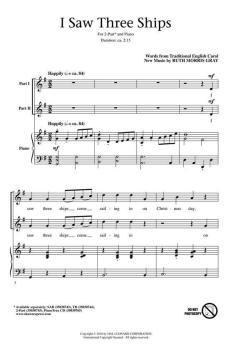 I Saw Three Ships von Ruth Morris Gray (Download) 