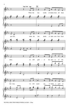We Will Sing the World Whole Again von Mark Burrows (Download) 