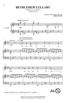 Bethlehem Lullaby (Greg Gilpin) 