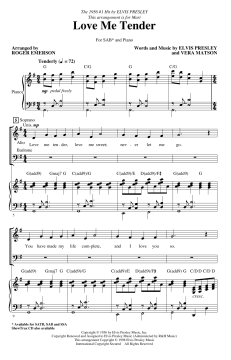 Love Me Tender (Elvis Presley) 