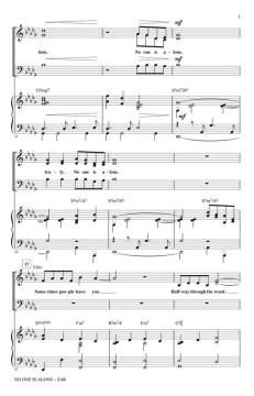 No One Is Alone von Stephen Sondheim (Download) 