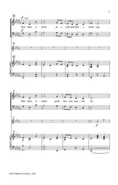 Past Three O'Clock (With The First Nowell) von Douglas E. Wagner (Download) 