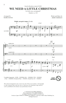 We Need A Little Christmas (Jerry Herman) 