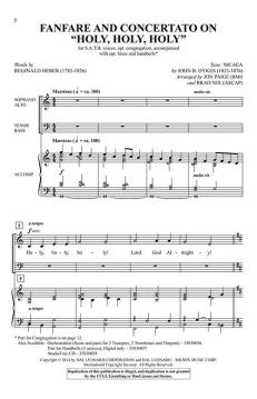 Fanfare and Concertato on Holy, Holy, Holy von John Bacchus Dykes 