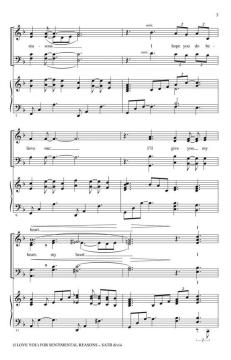 (I Love You) For Sentimental Reasons (William Best) 