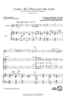 Come, We That Love The Lord von Robert Lowry (Download) 