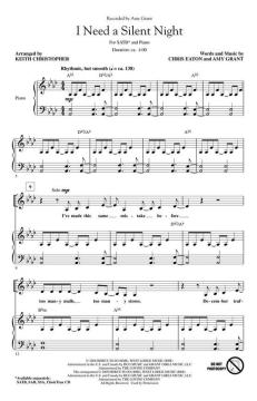 I Need A Silent Night von Amy Grant (Download) 