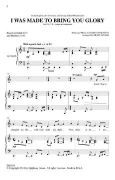I Was Made To Bring You Glory (Download) 