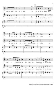 Lord, Give Me Just A Little More Time von Albert E. Brumley (Download) 