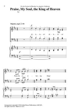 Praise, My Soul, The King Of Heaven von Henry Lyte (Download) 