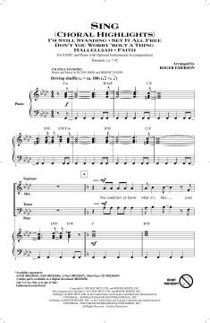 Sing (Choral Highlights) 
