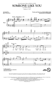 Someone Like You von Leslie Bricusse (Download) 
