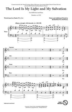 The Lord Is My Light And My Salvation von Rosephanye Powell (Download) 