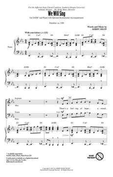 We Will Sing (Kirby Shaw) 
