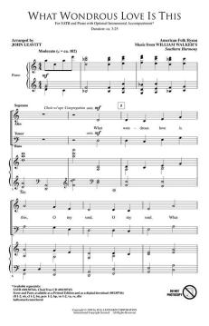 What Wondrous Love Is This (Download) 