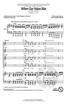 When Our Voices Rise von Rollo Dilworth (Download) 