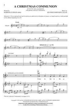 A Christmas Communion von Heather Sorenson (Download) 