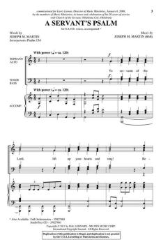 A Servant's Psalm von Joseph M. Martin (Download) 
