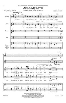Arise, My Love von Bill Snedden (Download) 