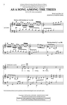 As a Song Among the Trees von Joseph M. Martin (Download) 