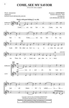 Come, See My Savior von Southern Harmony (Download) 