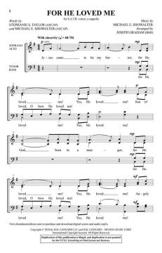 For He Loved Me von Michael E. Showalter (Download) 