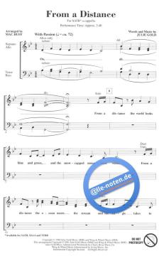 From A Distance von Julie Gold (Download) 