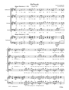 Hal'luyah (Psalm 150) von Eliot Glaser (Download) 