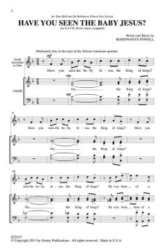Have You Seen The Baby Jesus von Rosephanye Powell (Download) 