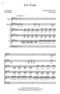 I'm Yours (Jason Mraz) 