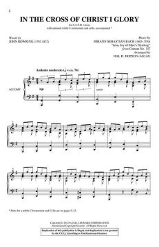 In the Cross of Christ I Glory von Johann Sebastian Bach 