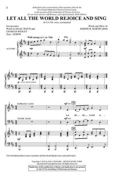 Let All the World Rejoice and Sing von Joseph M. Martin 